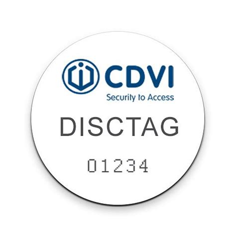 print on rfid badges cdvi|DISCTAG25 .